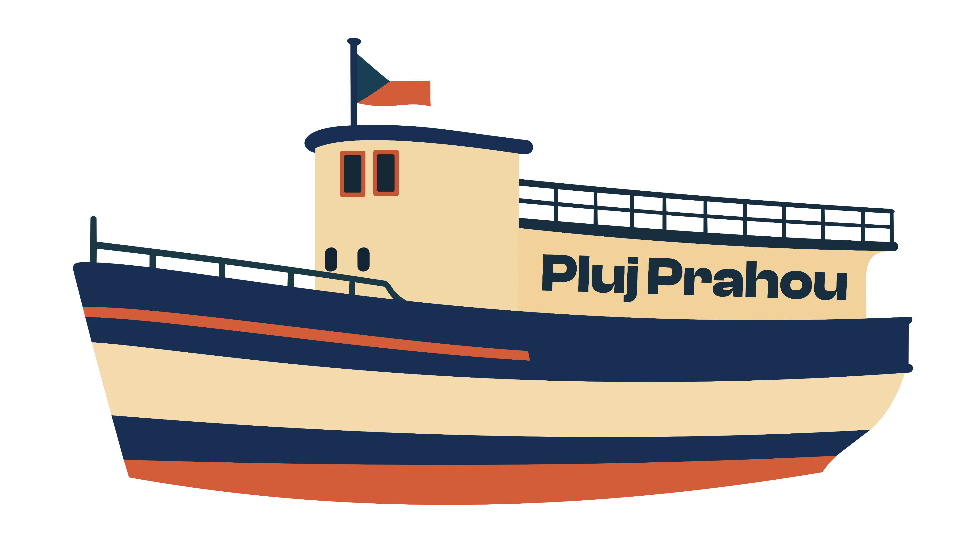 Výletní loď na Vltavě